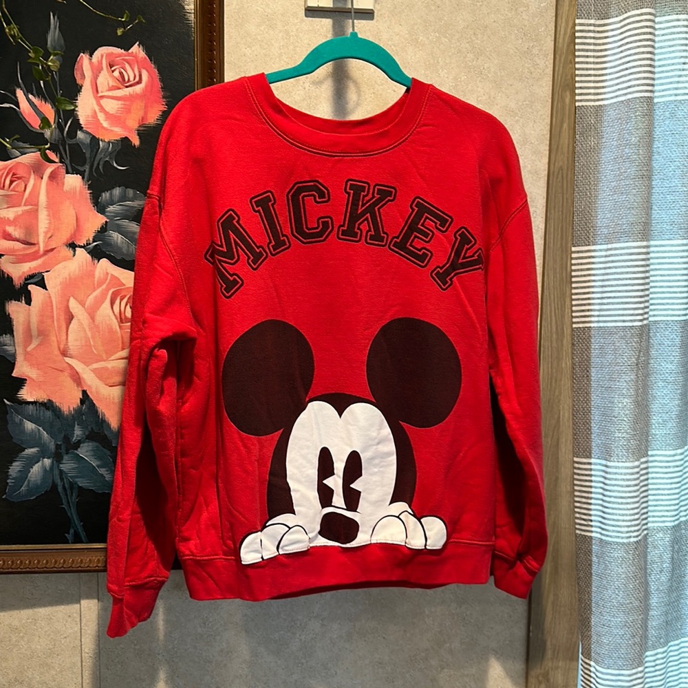 Disney Brand Women’s Vintage Mickey Mouse Sweatshirt
